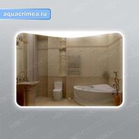 Зеркало 552ск с LED подсветкой 9,6 Вт/м 70 х 100 см с сенсорным выключателем